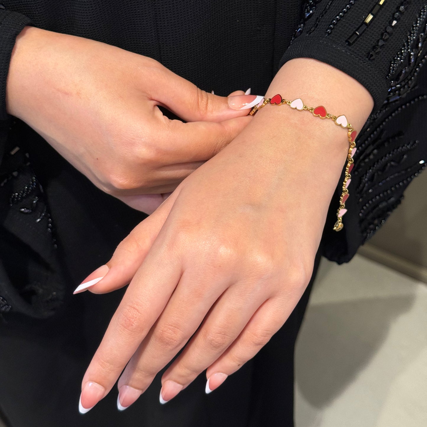 Blush hearts Bracelet