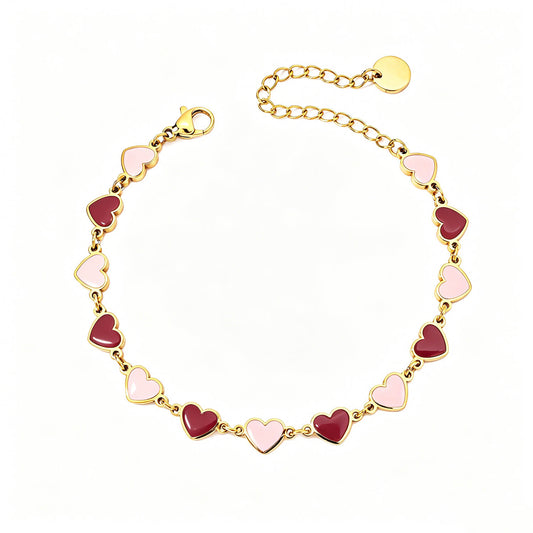 Blush hearts Bracelet