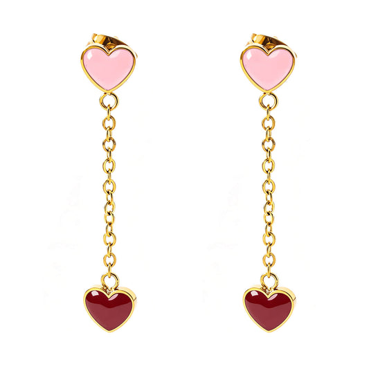 Blush hearts Earrings