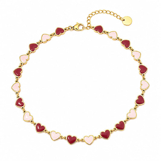 Blush hearts Necklace