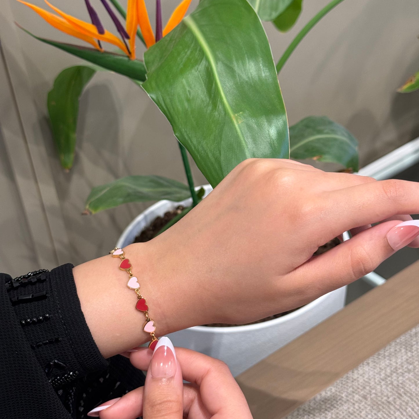 Blush hearts Bracelet